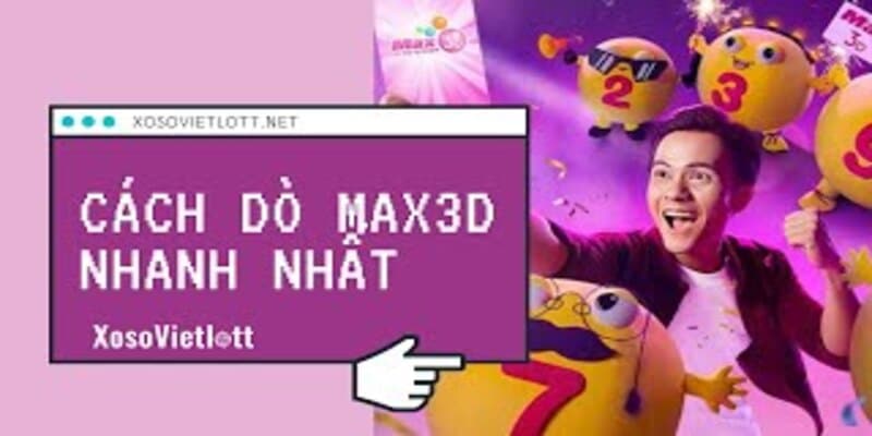 Cách chơi 1 số và 2 số của 3d max xổ số